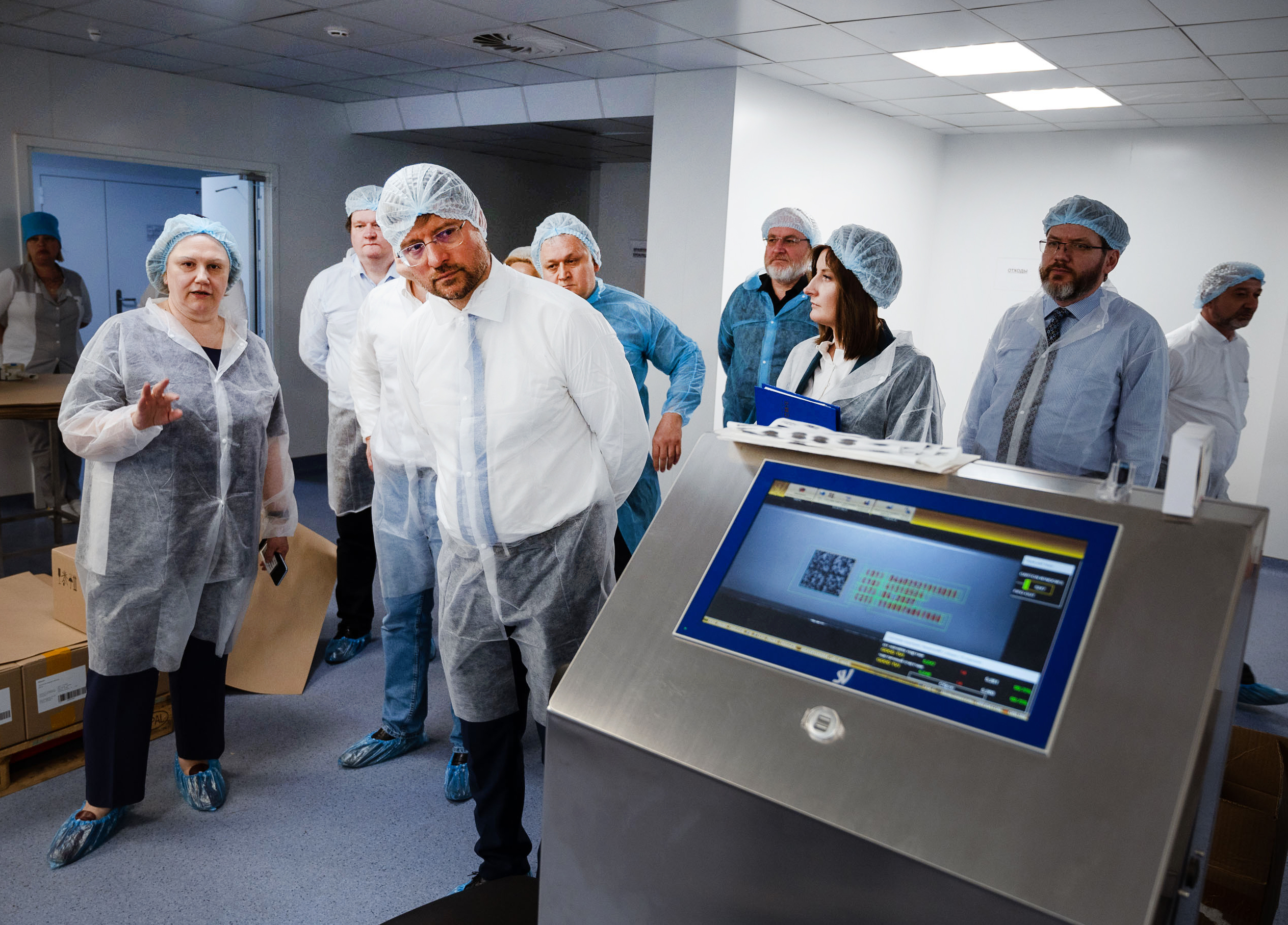 THE WORKING VISIT OF THE DELEGATION OF THE GOVERNMENT OF KRASNOYARSK KRAI TO THE PRODUCTION FACILITY OF PJSC 